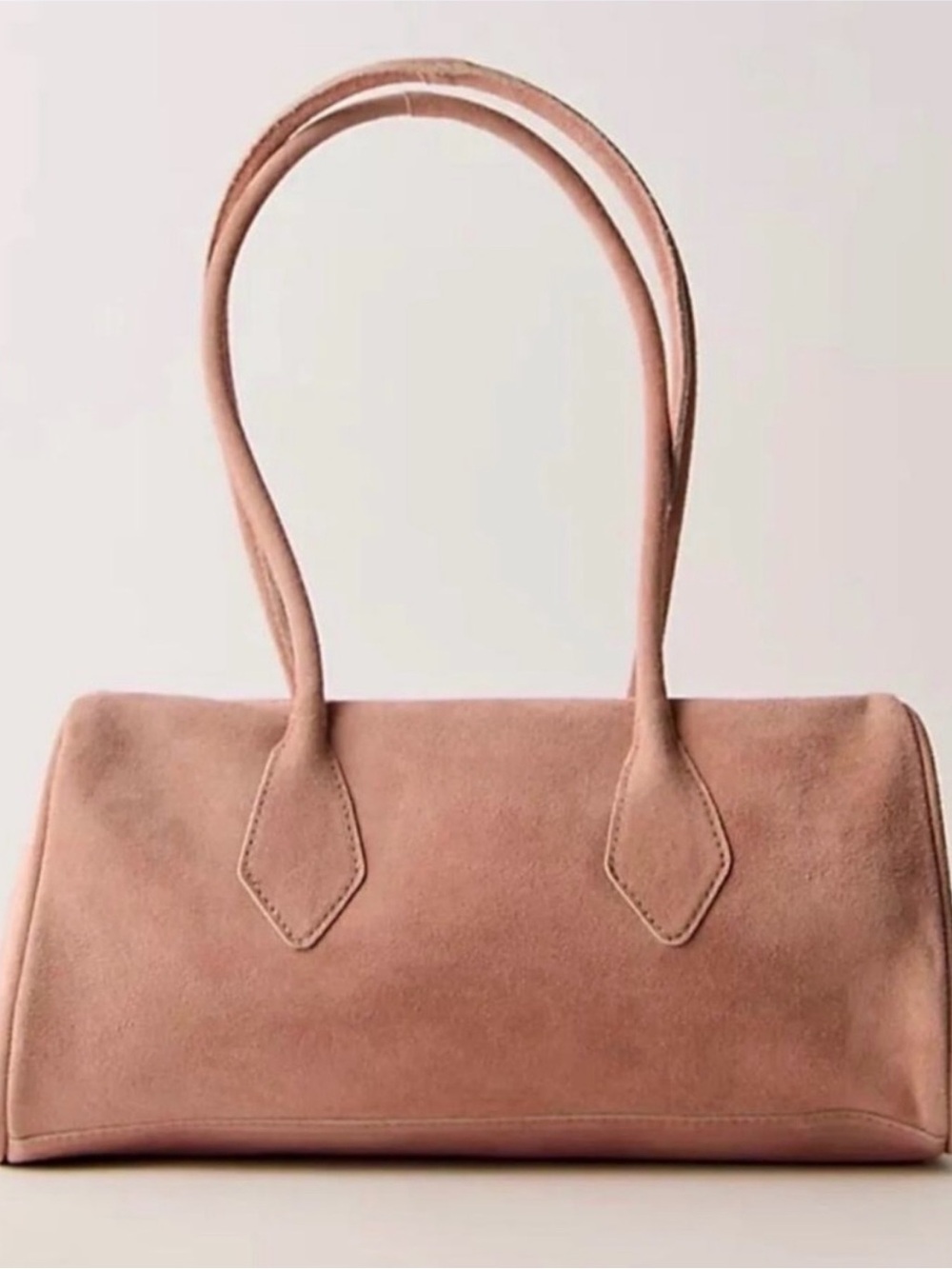 Free People Sierra Suede Shoulder Bag in Dusty Rose